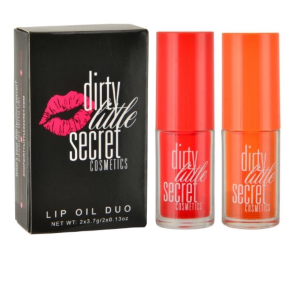 NWT Dirty Little Secret Lip Oil Duo